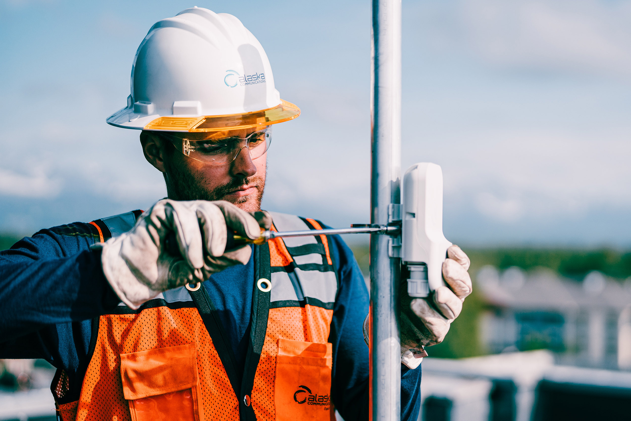 Home alaska communications install photo